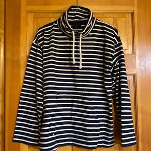 Navy Stripped J Crew Sweater